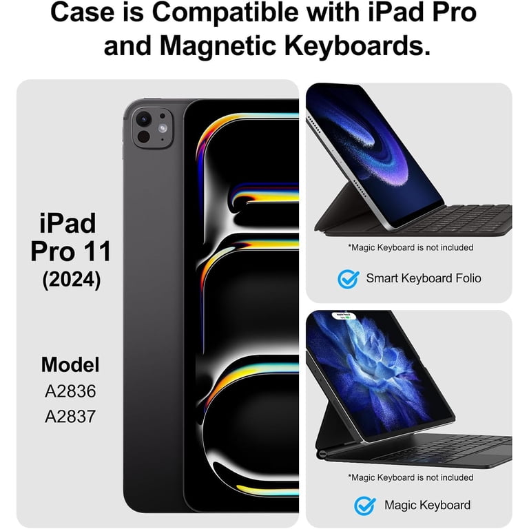 Magic-Keyboard Case for iPad Pro-11 inch M4 2024 with Pencil Magic-Keyboard Case for iPad Pro-11 inch M4 2024 with Pencil