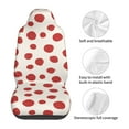 thumbnail image 5 of Sikiie Abstract Red Polka Dot Car Seat Protector 2 Pack Car Seat Cushion Mat, Car Seat Covers for SUV, Truck, Van, 5 of 7