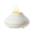 thumbnail image 1 of Humidificador de vapor de llama difusor de aceite esencial de aromaterapia con luz nocturna de 7 colores silencioso apagado automático USB, 1 of 8