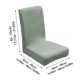 thumbnail image 3 of Fundas Para Sillas Elastic Stretch Dining Room Chair Covers Set of 1 Soft Polyester Fabric Slipcovers with Strapless Design for Kitchen Restaurant and Party Decor 45-55CM JASKFLY, 3 of 8