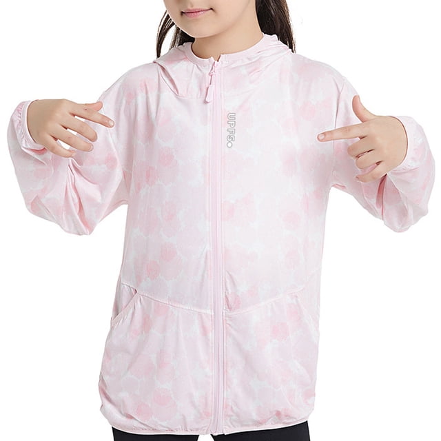Desiderio 1 pieza de ropa de protección solar para niños, abrigo de verano con protección UV para bebés, ropa de protección solar con capucha transpirable