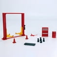 thumbnail image 7 of Car Garage Repair Shop Decor Model Accessory 1:64 Scale Lift Stand Workshop Ornament PP Material for Collector Diorama, 7 of 7