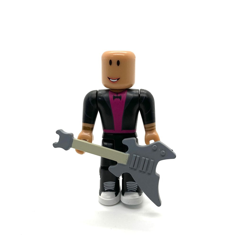 Roblox Mixed Parts Purple Shirt Guy With Guitar 3 Toy Figure No Code Walmart Com Walmart Com - roblox guitar backpack