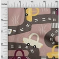 thumbnail image 2 of oneOone Cotton Flex Dusty Rose Fabric Car Sewing Material Print Fabric By The Yard 40 Inch Wide, 2 of 6