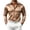 Brown, variant on StSilkitty Men's Satin Shirts Long Sleeve Collared Button down Dress Shirt with Pockets Lightweight Business Casual Tops