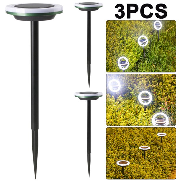 Lámpara Decorativa Hugtrwg 12LED Jardín Sensor Blanco