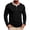 Black, variant on JTSRKL Mens Stylish Fake Two Piece Tops Crew Neck Button Placket Business Casual Long Sleeve Pullover Breathable Soft Textured Shirts