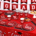 thumbnail image 4 of Artículos de fiesta NatNarr Graduation 2025, color rojo para 25 personas, 4 of 7