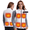 White, variant on Women Heated Vest with 7.4V 7500mAh Battery Lightweight Puffer Size Adjustable Heating Vest Up to 16 Hours-Black