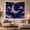 Lunar Night Sky, variant on Sun And Moon With Stars Mystical Celestial Art for Astrology Fans Celestial Wall Decor Housewarming Gift Tapestry Wall Hanging for Bedroom, Dorm and Meditation Room