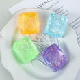 thumbnail image 5 of DPTALR Transparent Ice Cubes Squeezes Toys 1 Pack Soft Sensory Fidget Toy Clear Cubes Fidget Toy For Pinching Stretching Squeezing Random Color, 5 of 5