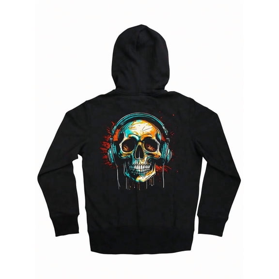 Halloween Hoodies Graphic Hoodies Men Black Sporty Athletic Hoodie For Fall & Winter Hip-Hop Streetwear,Casual Unisex Hoodie  Hoodie