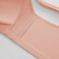thumbnail image 7 of AHTJRT Ladies' Front Closure Wirefree Bralette with Thin Cups, Plus Size & Side Support for Daily Wear. Orange 42.52-45.28'', 7 of 7