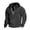 Dark Gray, variant on Men's Hoodie Solid Color Long Sleeve Hooded Tops Fashion Loose Autumn Winter Men Half Zip Sweatshirt Dark Gray L