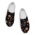 thumbnail image 2 of POLERO Black Cat Orange Pumpkin Clogs Slip-on Mules Shoes for Women Lady Slip Resistant Mesh Sneakers Women's Backless Walking Flats Footwear House Slippers, 2 of 7