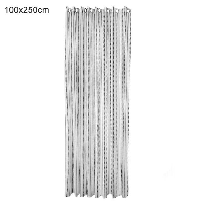 Cortina transpirable semitransparente bordada para ventana, panel de gasa, cortina para sala de estar, dormitorio, 1 pieza, 100x250cm Eigraketly LF0157-03B