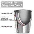 thumbnail image 3 of XG 175/300ML 304 Double Layer Anti-Scalding Coffee Milk Cup Stainless Steel Double Wall Beer Mug Household Kitchen Drinkware, 3 of 3