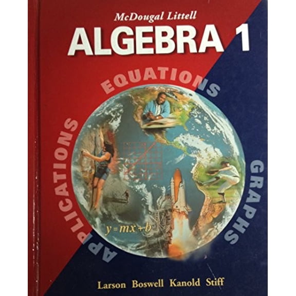 Pre-Owned McDougal Littell Algebra 1: Student Edition (C) 2001 2001 Paperback