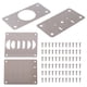 thumbnail image 5 of Kit de ReparacióN Bisagras Paquete 12: Placa Puertas Gabinetes, FijacióN para Armarios Cocina,, 5 of 5