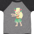 thumbnail image 4 of Inktastic Blonde Hula Girl Girls Baby Bodysuit, 4 of 5