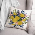 thumbnail image 3 of Creative Products Illustrated Lemons 18 x 18 Spun Poly Pillow, 3 of 3
