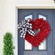 thumbnail image 4 of Corona en forma de corazon BLESIY Decoración del Día de San Valentín 15.7'', 4 of 8