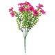 thumbnail image 2 of Ramo de flores artificiales violetas de 7 puntas | Arreglo floral artificial para decoración de hogar, oficina, boda y fiesta | Centro de mesa primaveral, 2 of 7