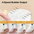 thumbnail image 3 of Dispensador automático de jabón espumoso de 500 ml, desinfectante de manos espumoso, sin contacto, montaje en pared con 4 niveles, dispensador de jabón eléctrico ajustable, recargable con sensor para, 3 of 5