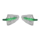 thumbnail image 3 of 2 protectores de manos para motocicleta, accesorios de ciclismo, deflectores de viento para manillar de motocicleta. Marrón y verde, 3 of 9