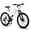 White, variant on 26 inch Women Mountain Bike, 21 Speeds Mountain Bicycle with Steel Frame, Dual Disc Brakes and 100mm Front Suspension, MTB Bike for Urban Trail Snow Commuter, Pink