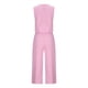 thumbnail image 5 of Puntoco Pantalones cortos sin mangas de algodón y lino con cuello redondo para mujer, pantalones de pierna ensanchados, conjunto de pantalones largos Puntoco Puntoco-3455, 5 of 6