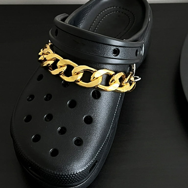 Punk Metal Chains for Crocs Shoe Decoration DIY Shoe Chain Charms  Accessories h