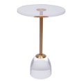thumbnail image 3 of CNCEST Modern Acrylic Side Table,Clear Round End Table for Living Room,Bedroom,Office, 3 of 8