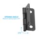 thumbnail image 3 of Bisagras pequeñas Uxcell de 1 pulgada, bisagra para caja de joyería con tornillo para cajas de madera de joyería, paquete de 12 en negro, 3 of 6