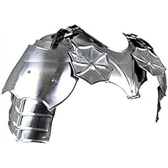 Thor Gothic Gorget with Pauldrons - Metallic - One Size Armour Rustic Vintage Home Decor Gifts
