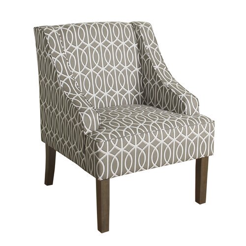 HomePop Classic Swoop Arm Accent Chair