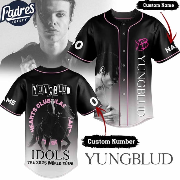 Yungblud Music Custom Baseball Jersey