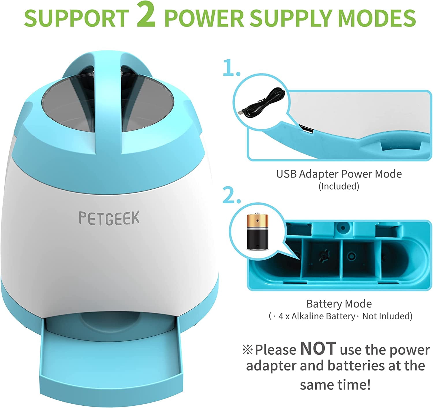 Automatic Dog Treat Dispenser with Button, Interactive Feeder Toy for Training and Exercise