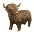 thumbnail image 2 of SSZMDLB under $5 Resin Cow Ornament, Garden Cow Ornament, Highland Cattle Home Decor Statue, Resin Animal Figure for Dining Table Foyer Display, Office Desk Decorative Piece, 2 of 3
