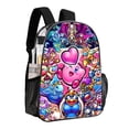 thumbnail image 3 of Kirby Star Allies Poster Clear Backpack 17 Inch Transparent Bag Laptop Daypack Large Capacity Clear Through Backpack Travel Bag, 3 of 8