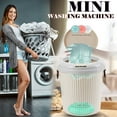 thumbnail image 2 of Dengmore 8L Mini Portable Washing Machine for Cloth Apartment Dorm Camp Collapsible Travel Laundry Washer USB Cleaner, 2 of 7
