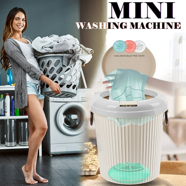 Dengmore 8L Mini Portable Washing Machine for Cloth Apartment Dorm Camp  Collapsible Travel Laundry Washer USB Cleaner