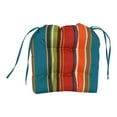 thumbnail image 2 of 16-inch Outdoor Spun Polyester U-shaped Tufted Chair Cushions (Set of 4), 2 of 2