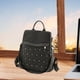 thumbnail image 1 of Mochila Portador Perfecl Bolsa de Transporte Diaria para Acampar Viajes Compras Hombres Negro, 1 of 8