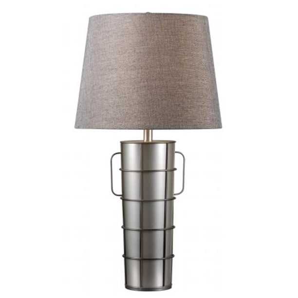 Kenroy Home 32735gm Vaso Table Lamp, Galvanized Table Lamp