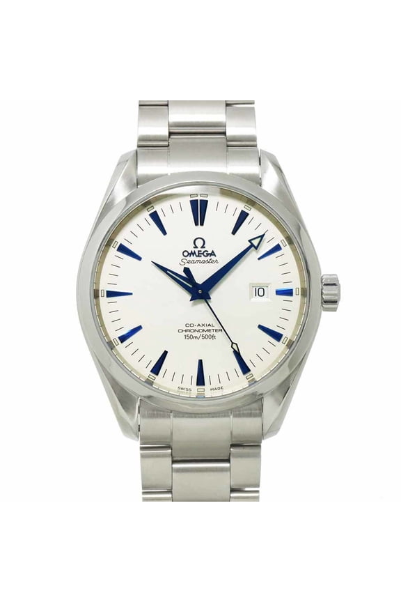 Pre-Owned OMEGA Seamaster Aqua Terra 2502 33 Men's Watch with Date Display, Silver,... (Good)