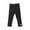 Black-01, variant on Ugoldhm Girls Leggings Solid Color Slim Casual Summer Sport Pant Cropped Capris 3-13 Years