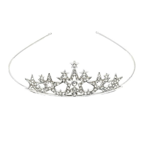 Rhinestone Tiara Crown Wedding Hair Accessory For Girls Women &