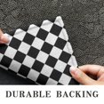 thumbnail image 6 of Black White Diamond Checkered Pattern Door Rugs,Washable Non Slip Door Mats Indoor,Decorative Door Mats,Entry Mat Indoor for Entrance,Bedroom,Kitchen,Bathroom,20"x32", 6 of 6