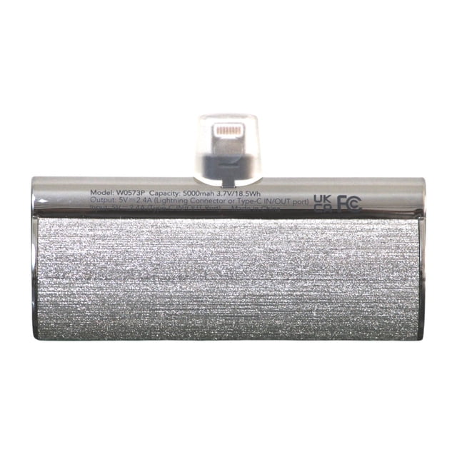 Power Bank LM color plateada